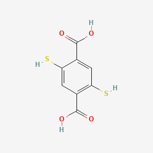 molecular formula C8H6O4S2 B1580854 2,5-Dimercaptoterephthalic acid CAS No. 25906-66-5