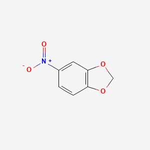 molecular formula C7H5NO4 B1580859 5-硝基-1,3-苯并二氧杂环 CAS No. 2620-44-2