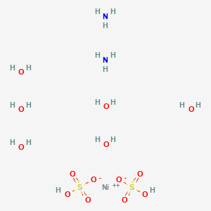 molecular formula H20N2NiO14S2 B1580875 六水合硫酸双铵镍 CAS No. 7785-20-8