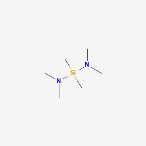 molecular formula C6H18N2Si B1580881 Bis(dimethylamino)dimethylsilane CAS No. 3768-58-9