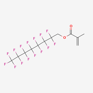 molecular formula C12H7F15O2 B1580882 2,2,3,3,4,4,5,5,6,6,7,7,8,8,8-十五氟辛基甲基丙烯酸酯 CAS No. 3934-23-4