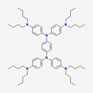 molecular formula C62H92N6 B1580886 N,N,N',N'-四[4-(二丁基氨基)苯基]苯-1,4-二胺 CAS No. 4182-80-3