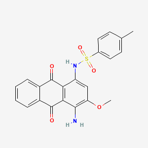 molecular formula C22H18N2O5S B1580897 Disperse Red 86 CAS No. 81-68-5