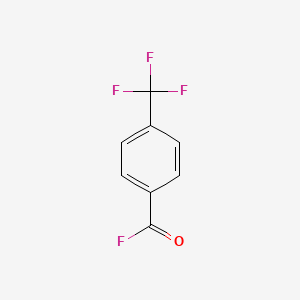 molecular formula C8H4F4O B1580905 4-(三氟甲基)苯甲酰氟 CAS No. 368-94-5