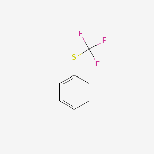 molecular formula C7H5F3S B1580907 苯基三氟甲基硫醚 CAS No. 456-56-4