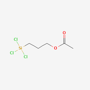molecular formula C5H9Cl3O2Si B1580913 3-(Trichlorosilyl)propyl acetate CAS No. 5290-25-5