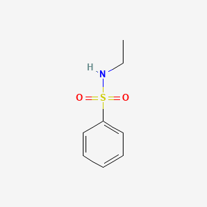 molecular formula C8H11NO2S B1580914 N-乙基苯磺酰胺 CAS No. 5339-67-3