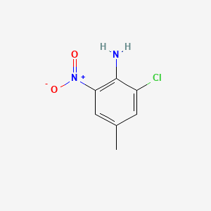 molecular formula C7H7ClN2O2 B1580917 2-氯-4-甲基-6-硝基苯胺 CAS No. 5465-33-8