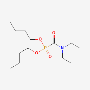 molecular formula C13H28NO4P B1580945 Dibutyl ((diethylamino)carbonyl)phosphonate CAS No. 7439-69-2