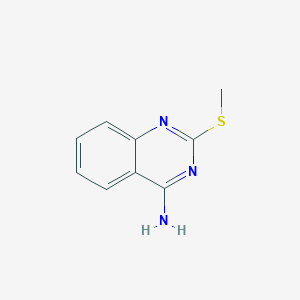 molecular formula C9H9N3S B1580961 2-(甲硫基)喹唑啉-4-胺 CAS No. 63963-40-6