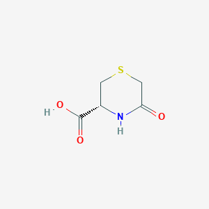 molecular formula C5H7NO3S B1580966 (3R)-5-氧代硫吗啉-3-羧酸 CAS No. 62305-89-9