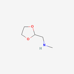 molecular formula C5H11NO2 B1580968 2-甲基氨基甲基-1,3-二噁烷 CAS No. 57366-77-5