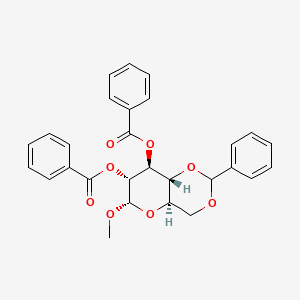 B1580972 Methyl 2,3-Di-O-benzoyl-4,6-O-benzylidene-alpha-D-glucopyranoside CAS No. 6748-91-0