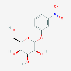 molecular formula C12H15NO8 B1580973 3-硝基苯基-α-D-半乳吡喃苷 CAS No. 52571-71-8