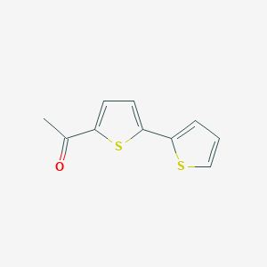 molecular formula C10H8OS2 B1580976 1-(5-噻吩-2-基噻吩-2-基)乙酮 CAS No. 3515-18-2