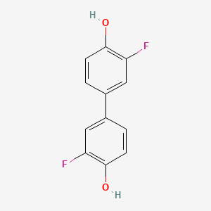 molecular formula C12H8F2O2 B1580985 2-氟-4-(3-氟-4-羟基苯基)苯酚 CAS No. 396-86-1