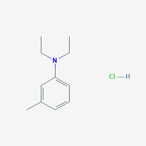 molecular formula C11H18ClN B1580995 N,N-二乙基-m-甲基苯胺盐酸盐 CAS No. 89074-92-0
