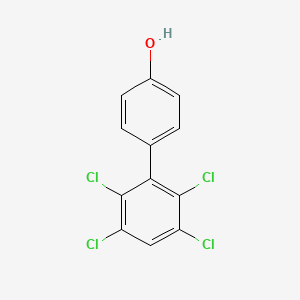 B1581005 (1,1'-Biphenyl)-4-ol, 2',3',5',6'-tetrachloro- CAS No. 14962-32-4