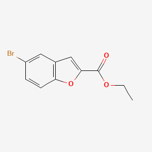 molecular formula C11H9BrO3 B1581035 5-溴苯并呋喃-2-羧酸乙酯 CAS No. 84102-69-2
