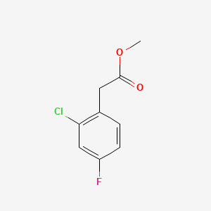 molecular formula C9H8ClFO2 B1581036 甲基2-(2-氯-4-氟苯基)乙酸酯 CAS No. 214262-88-1