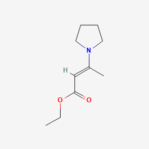 molecular formula C10H17NO2 B1581037 (E)-3-(吡咯烷-1-基)丁-2-烯酸乙酯 CAS No. 54716-02-8