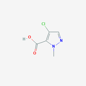 molecular formula C5H5ClN2O2 B1581040 4-chloro-1-methyl-1H-pyrazole-5-carboxylic acid CAS No. 84547-83-1