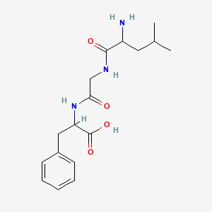 molecular formula C17H25N3O4 B1581048 DL-亮氨酰甘氨酰-DL-苯丙氨酸 CAS No. 4294-25-1