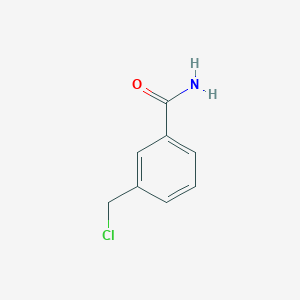 molecular formula C8H8ClNO B158107 3-(Chloromethyl)benzamide CAS No. 135654-16-9
