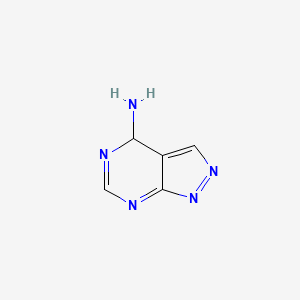 molecular formula C5H5N5 B1581074 4H-吡唑并[3,4-d]嘧啶-4-胺 CAS No. 20289-44-5
