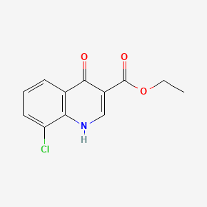 molecular formula C12H10ClNO3 B1581103 8-氯-4-羟基喹啉-3-羧酸乙酯 CAS No. 73987-37-8