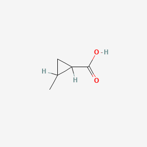 molecular formula C5H8O2 B1581112 2-甲基环丙烷甲酸 CAS No. 6142-57-0