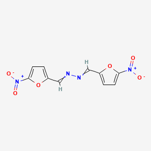 B1581125 Bis[(5-nitrofuran-2-yl)methylidene]hydrazine CAS No. 736-53-8