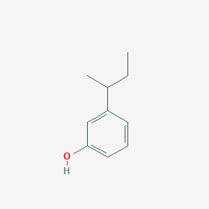 molecular formula C10H14O B1581136 苯酚，3-(1-甲基丙基)- CAS No. 3522-86-9