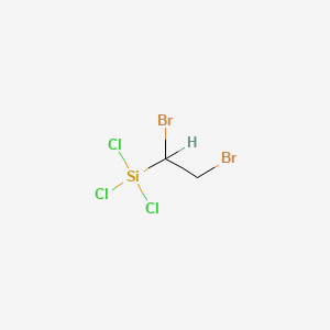 molecular formula C2H3Br2Cl3Si B1581137 1,2-二溴乙基三氯硅烷 CAS No. 4170-50-7