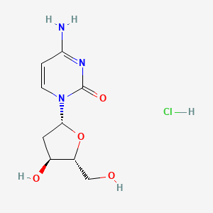 molecular formula C9H14ClN3O4 B1581138 2'-脱氧胞苷盐酸盐 CAS No. 3992-42-5