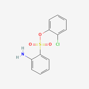 molecular formula C12H10ClNO3S B1581143 邻氯苯邻氨基苯磺酸盐 CAS No. 68227-70-3