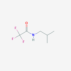 molecular formula C6H10F3NO B158116 Acetamide, 2,2,2-trifluoro-N-(2-methylpropyl)- CAS No. 1817-28-3