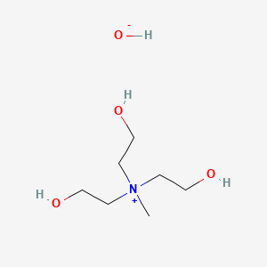 molecular formula C7H19NO4 B1581164 Tris(2-hydroxyethyl)methylammonium hydroxide CAS No. 33667-48-0