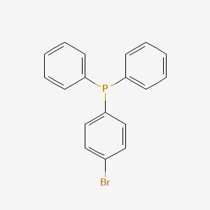 molecular formula C18H14BrP B1581179 (4-溴苯基)二苯基膦 CAS No. 734-59-8