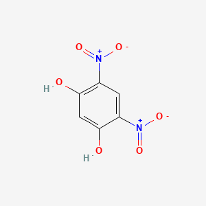 molecular formula C6H4N2O6 B1581181 4,6-二硝基间苯二酚 CAS No. 616-74-0