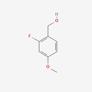 molecular formula C8H9FO2 B1581198 2-氟-4-甲氧基苯甲醇 CAS No. 405-09-4