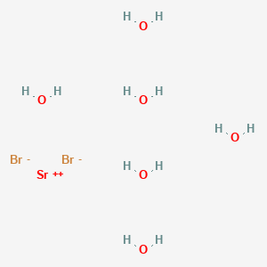 B1581221 Strontium bromide hexahydrate CAS No. 7789-53-9
