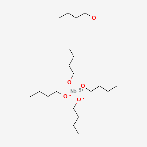molecular formula C20H45NbO5 B1581235 1-丁醇，铌(5+)盐(5:1) CAS No. 51030-47-8