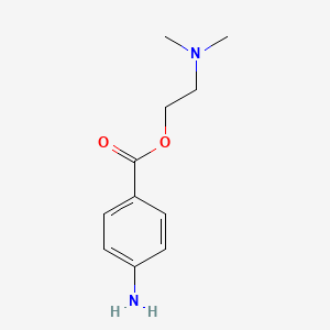 molecular formula C11H16N2O2 B1581257 (Dimethylamino)ethyl p-aminobenzoate CAS No. 10012-47-2