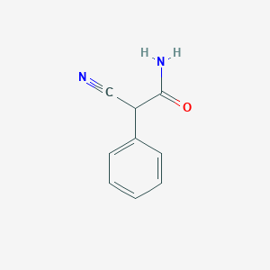 molecular formula C9H8N2O B1581261 2-氰基-2-苯基乙酰胺 CAS No. 771-84-6