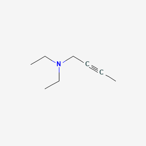 molecular formula C8H15N B1581291 1-二乙基氨基-2-丁炔 CAS No. 6323-82-6