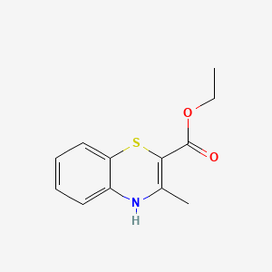 molecular formula C12H13NO2S B1581294 3-甲基-4H-1,4-苯并噻嗪-2-羧酸乙酯 CAS No. 7625-01-6