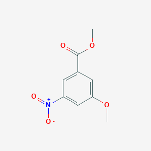 molecular formula C9H9NO5 B1581295 3-甲氧基-5-硝基苯甲酸甲酯 CAS No. 78238-13-8