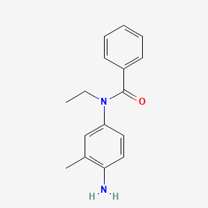 molecular formula C16H18N2O B1581299 N-(4-氨基-3-甲基苯基)-N-乙基苯甲酰胺 CAS No. 5856-00-8