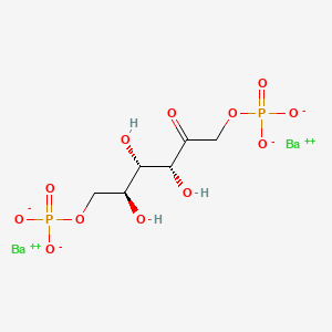 B1581301 D-Fructose, 1,6-bis(dihydrogen phosphate), barium salt (1:2) CAS No. 6035-52-5